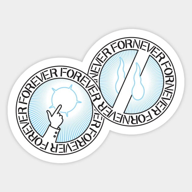 Forever For Never Sticker by thom2maro